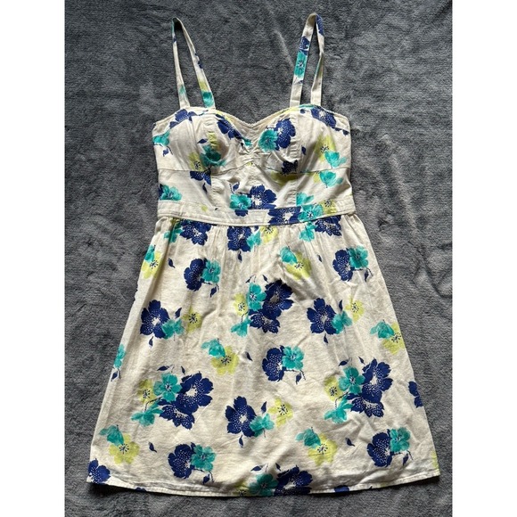 American Eagle Outfitters Dresses & Skirts - American Eagle Outfitters White Floral Sleeveless Sundress Size Small